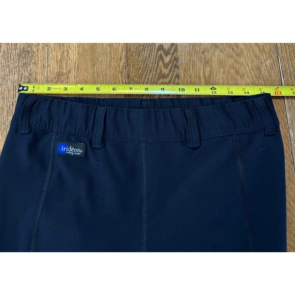 irideon Black Equestrian Leggings Breeched Riding Pants Stretch Pull On Sz XL - Picture 10 of 13